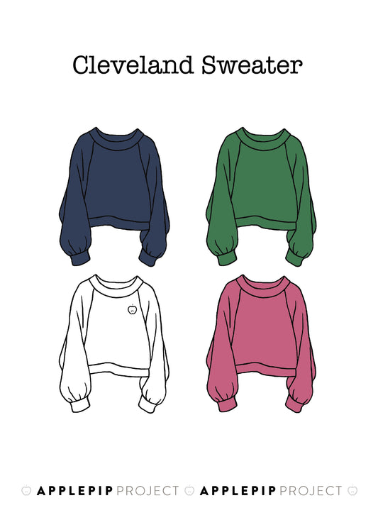 Cleveland Sweater Digital Sewing Pattern