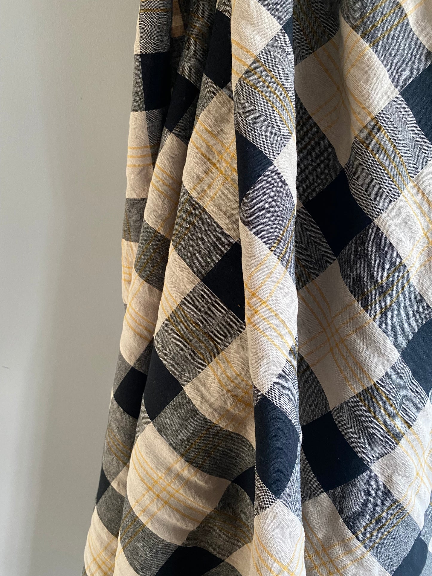 Kenzi check washed cotton $36.00 per metre